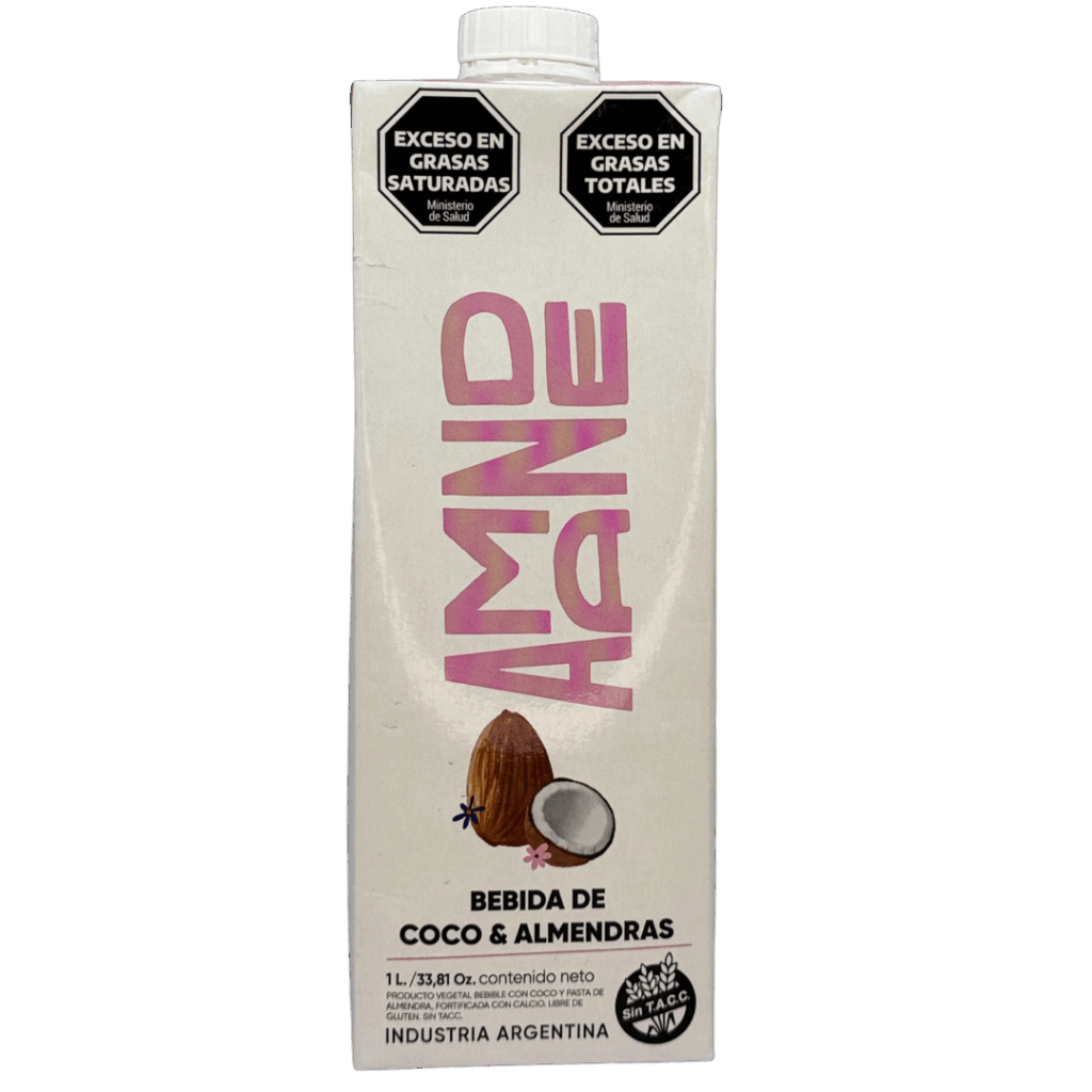 Bebida de coco y almendras 