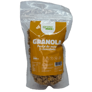 Granola Pasta de maní y chocolate 
