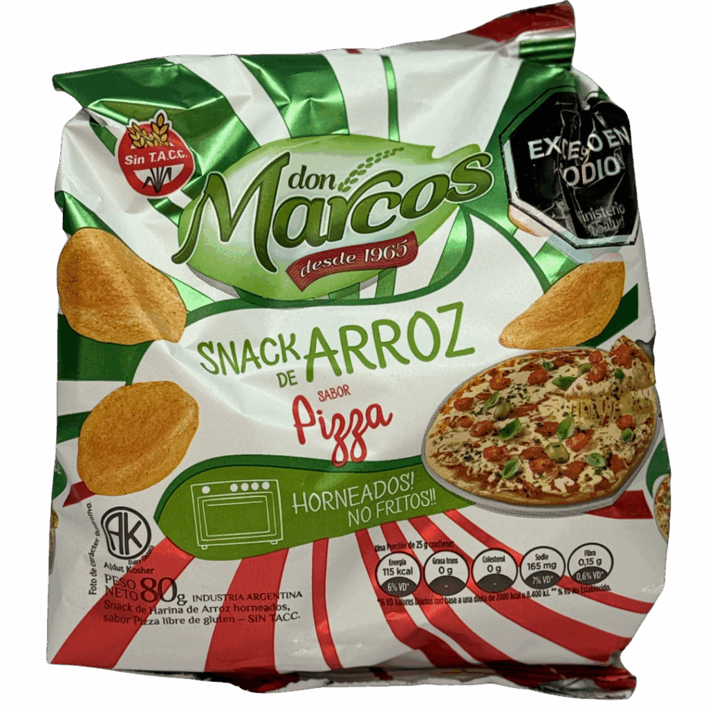 Snack de Arroz sabor Pizza 