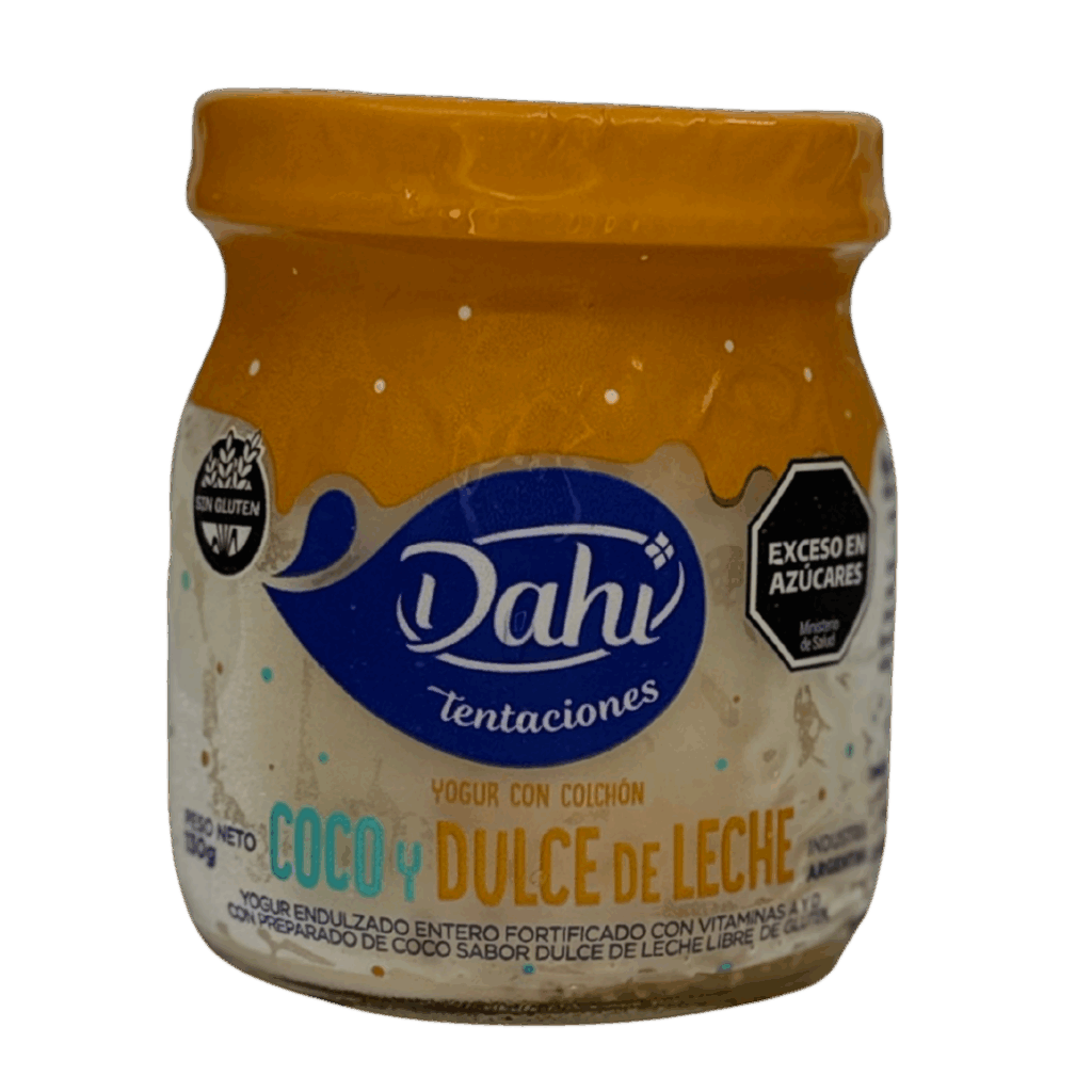 Yogur con colchón Coco y Dulce de Leche 