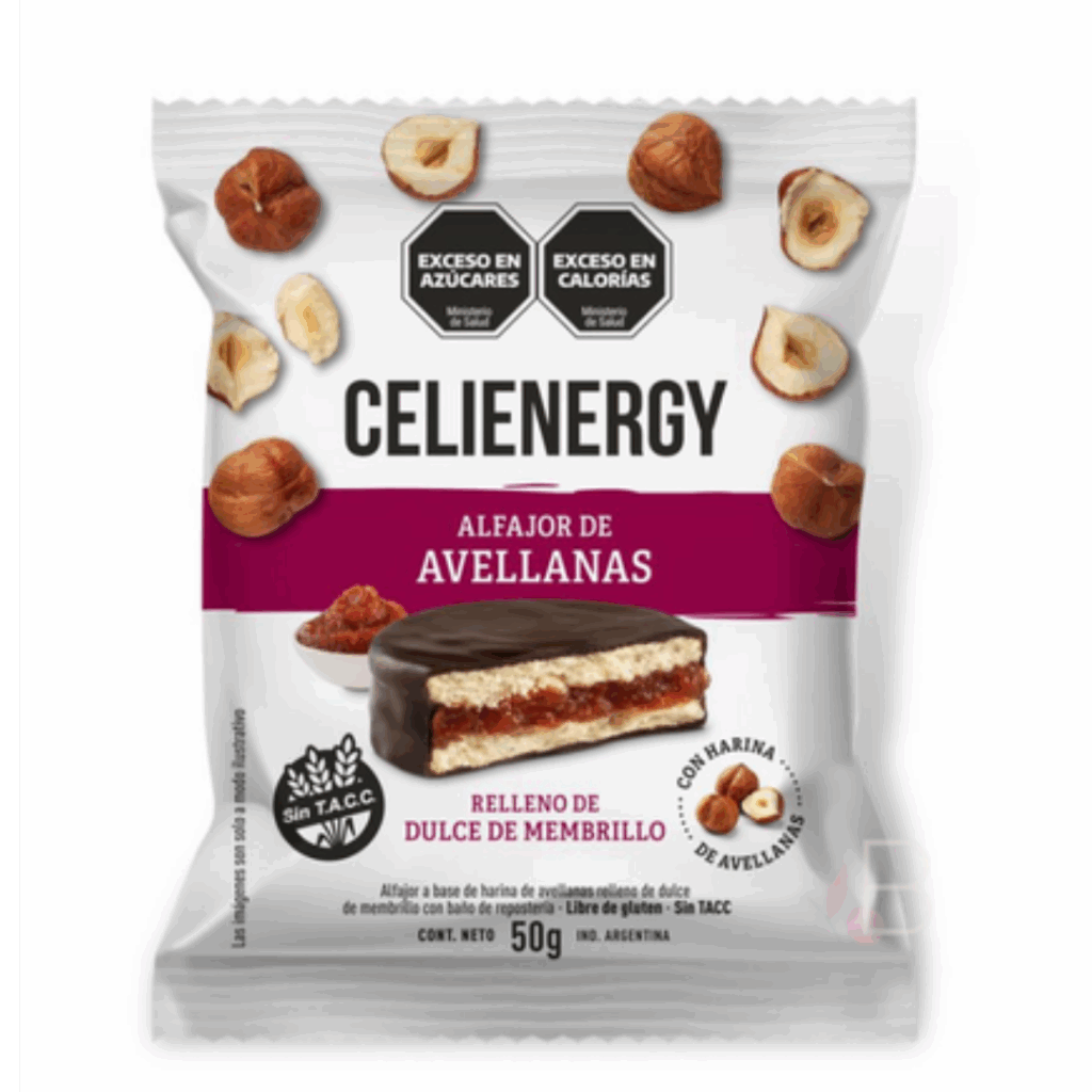 Alfajor de Avellanas Negro 