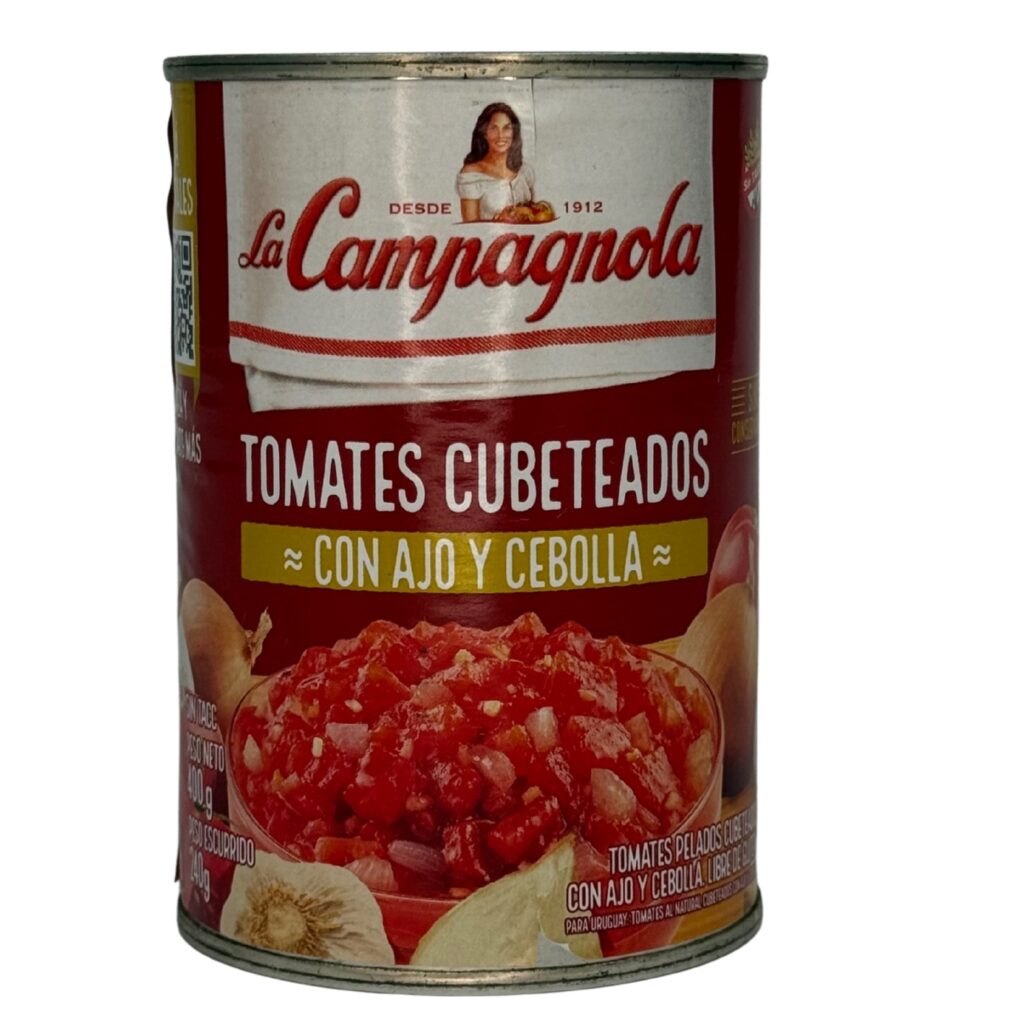 Tomate con ajo y cebolla 