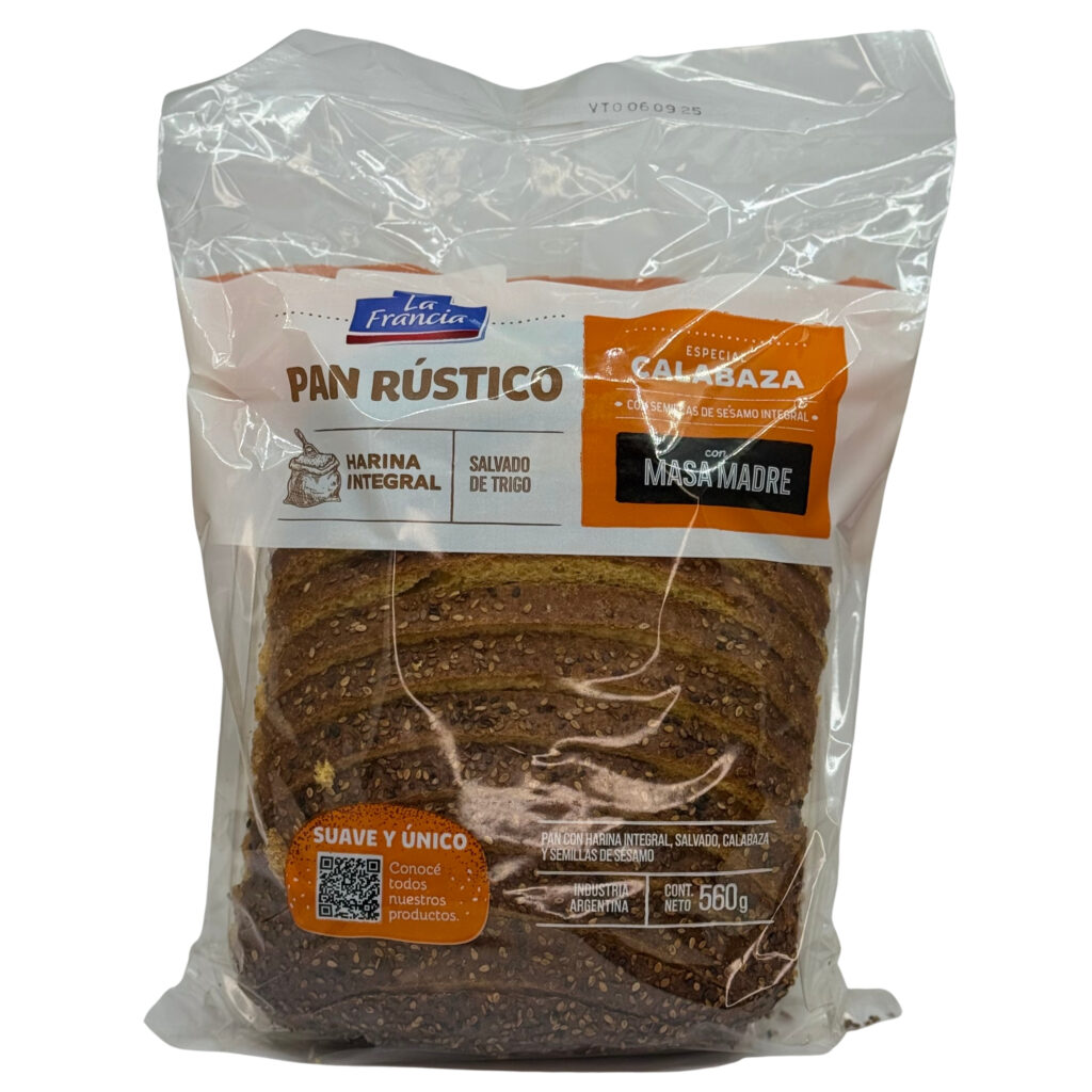 Pan rustico calabaza 