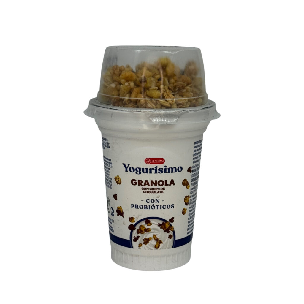 Yogur con granola 