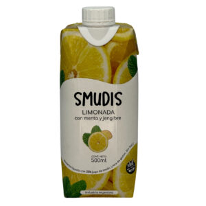 Jugo de limon con menta y jengibr 