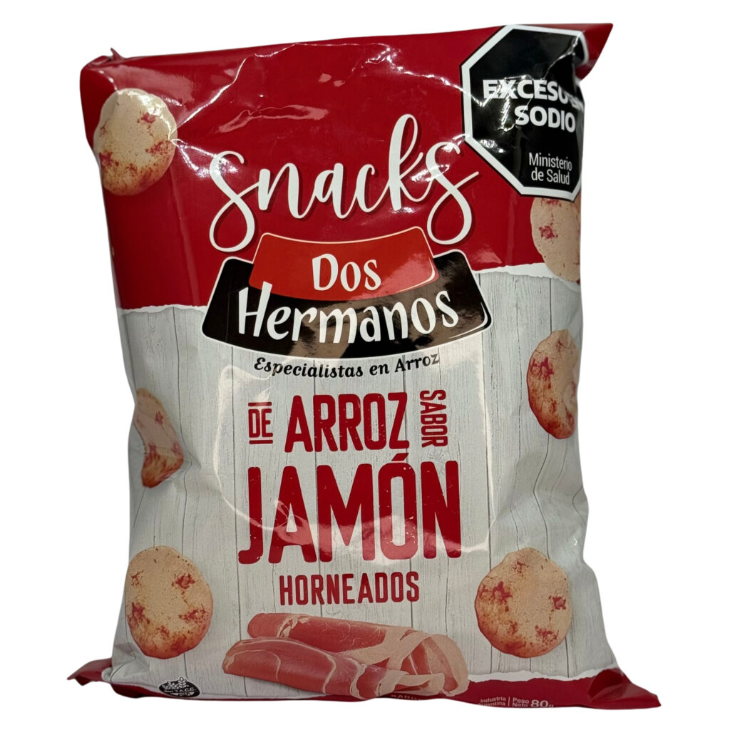 Snack de arroz jamon 