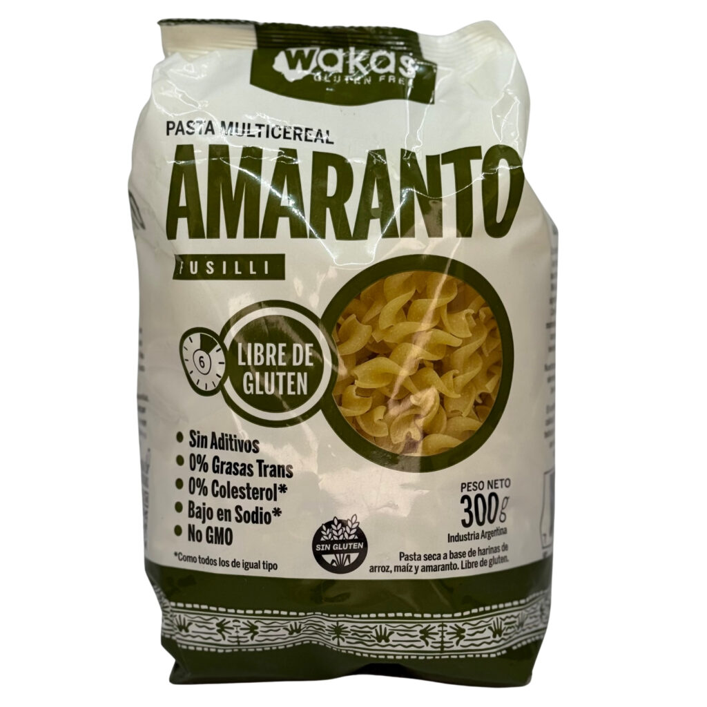 Pasta multicereal amaranto 