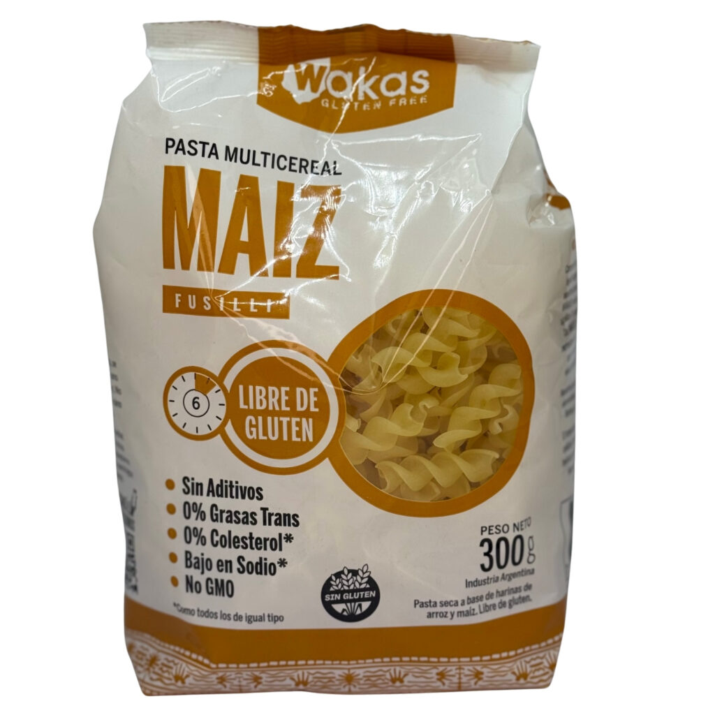 Pasta multicereal maiz 