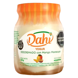 Yogur descremando mango maracuya 