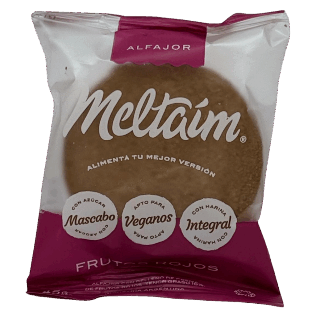 Alfajor frutos rojos 