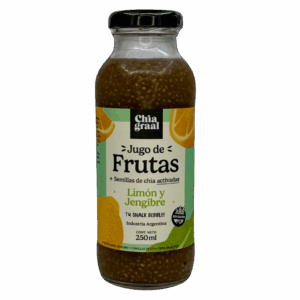 Jugo de Frutas de Limón y Jengibre Graal Chia
