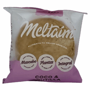 Alfajor coco y frutilla 