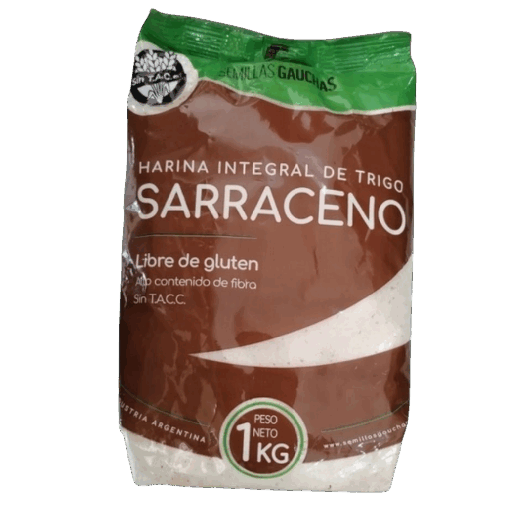 Semillas gauchas harina de trigo sarraceno