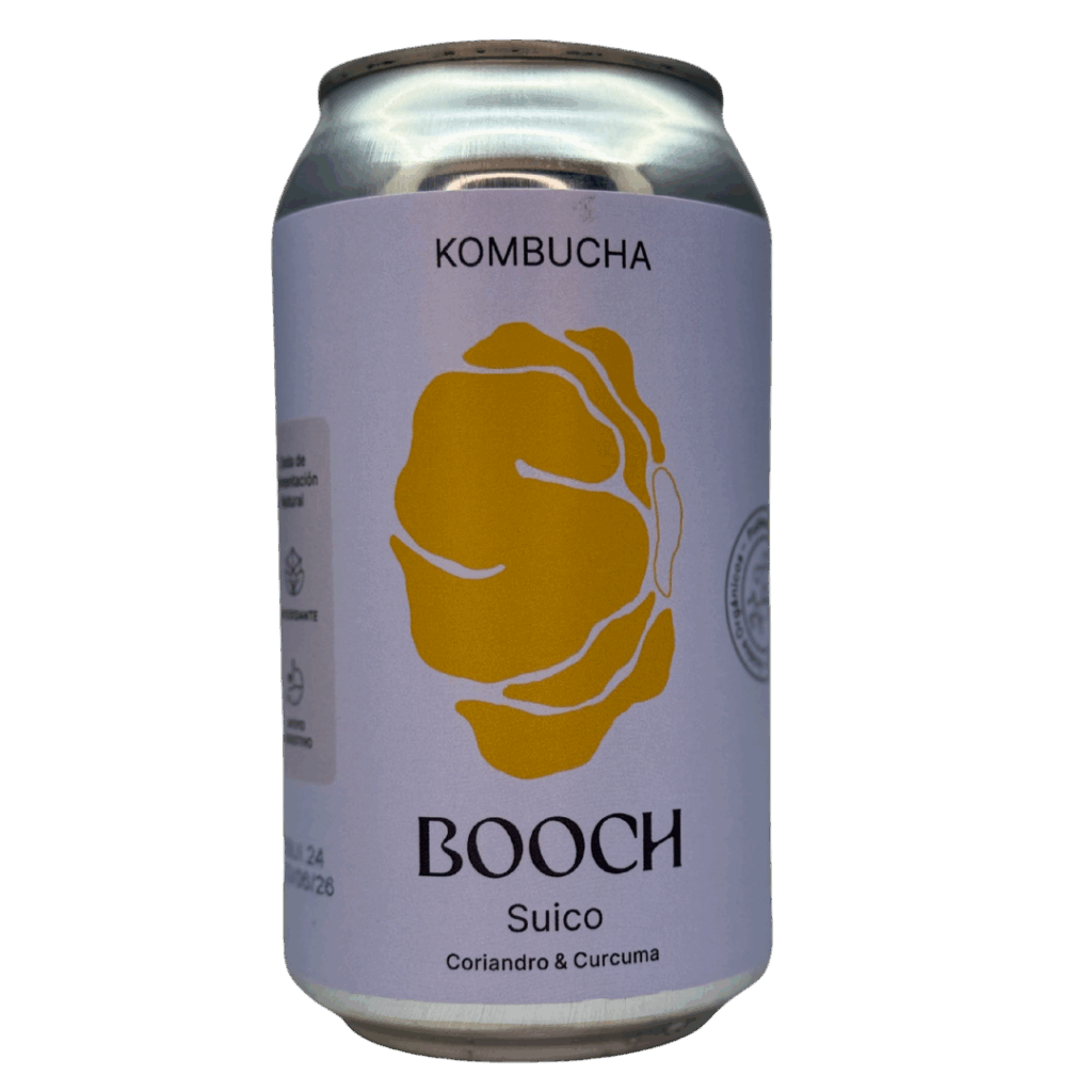 Kombucha Suico Coriandro y Curcuma 