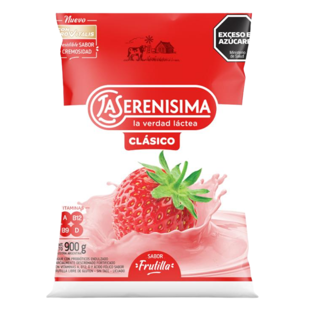 Yogur Frutilla La Serenisima