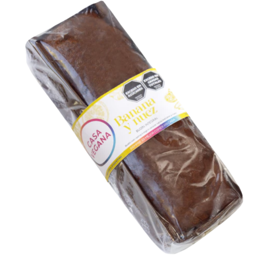 Budín Banana y Nuez 