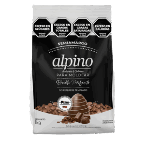 Chocolate de moldeo semiamargo Alpino
